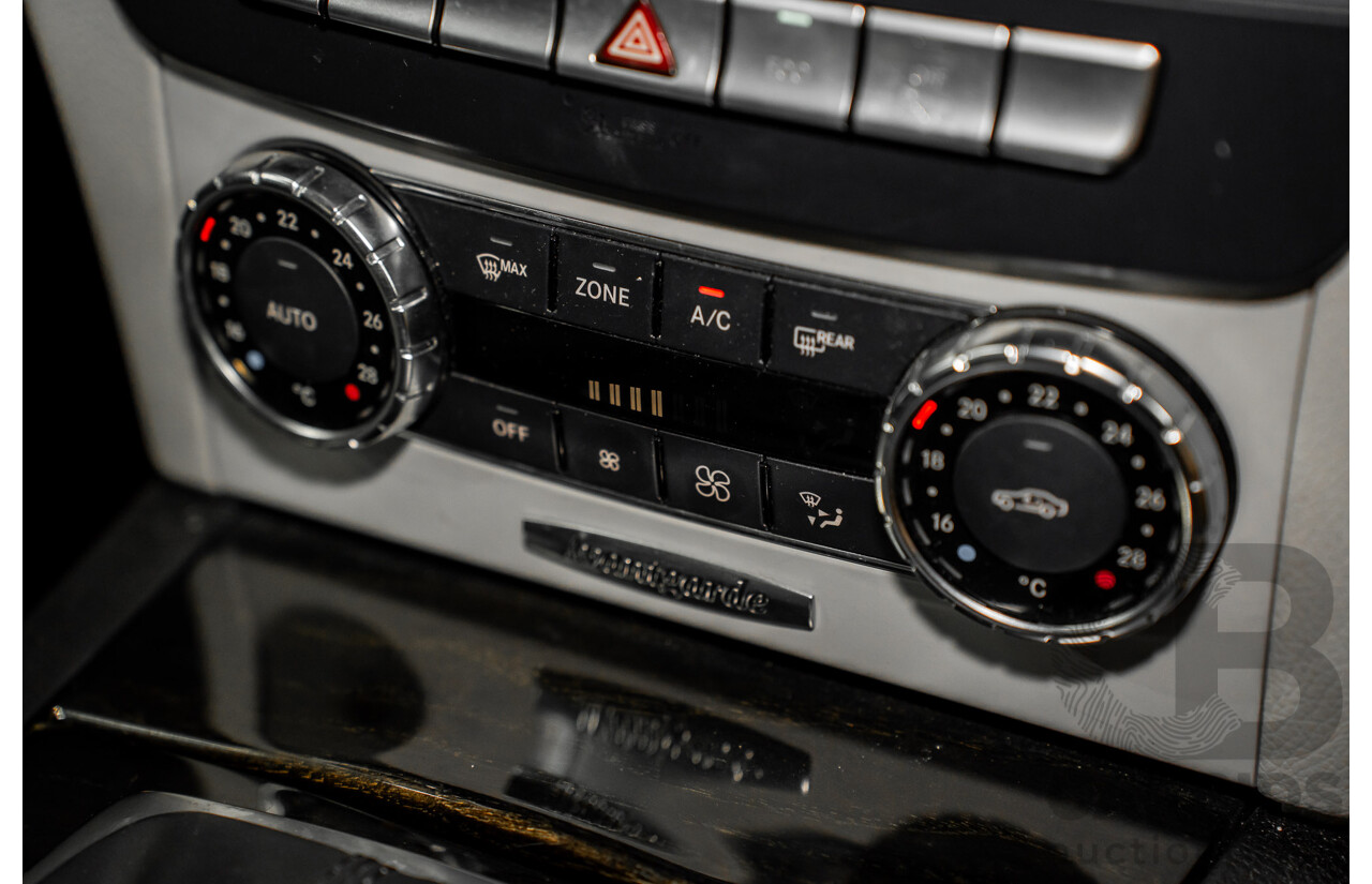 6/2012 Mercedes-Benz C250 Avantgarde BE W204 MY11 4d Sedan Palladium Silver Metallic Turbo 1.8L