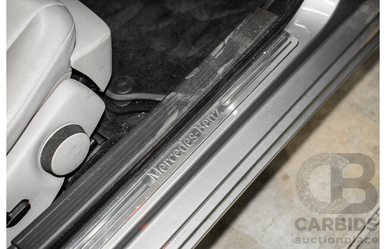 6/2012 Mercedes-Benz C250 Avantgarde BE W204 MY11 4d Sedan Palladium Silver Metallic Turbo 1.8L