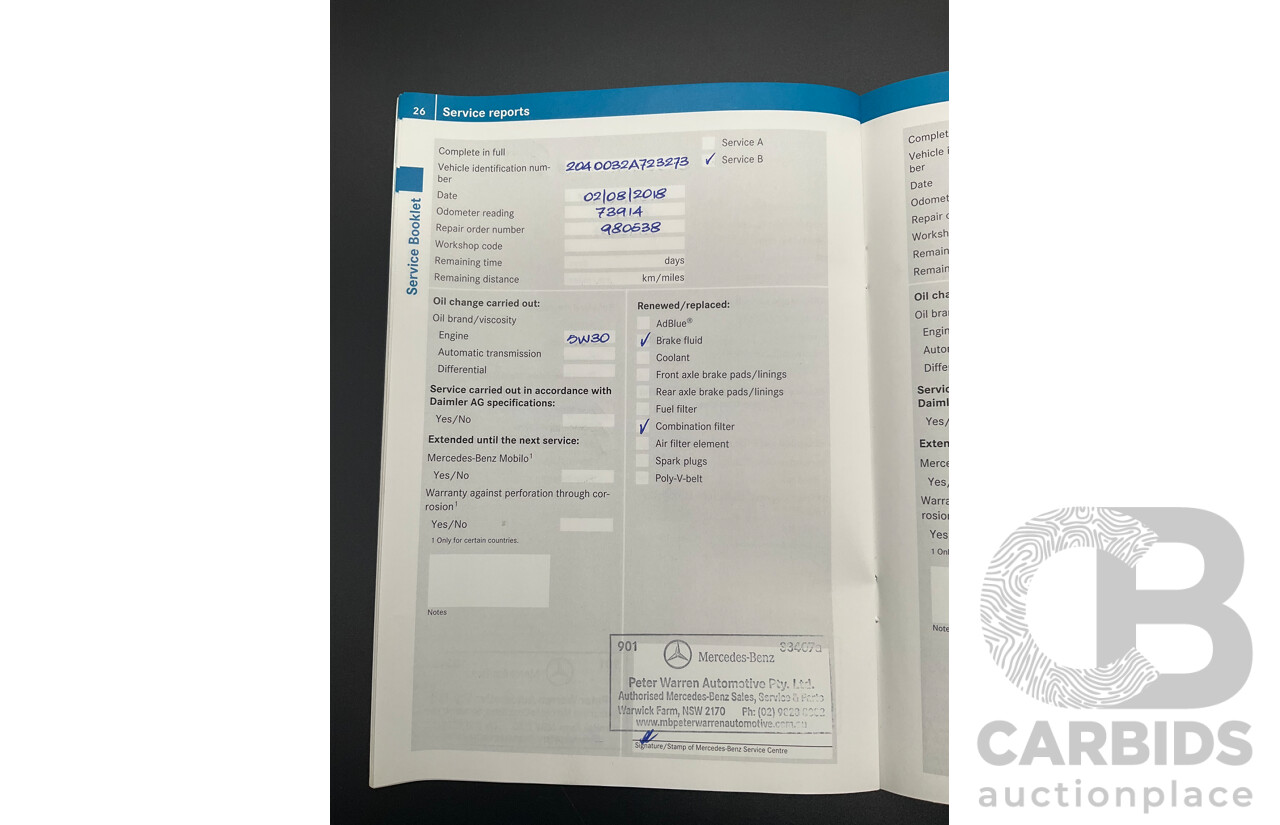 6/2012 Mercedes-Benz C250 Avantgarde BE W204 MY11 4d Sedan Palladium Silver Metallic Turbo 1.8L