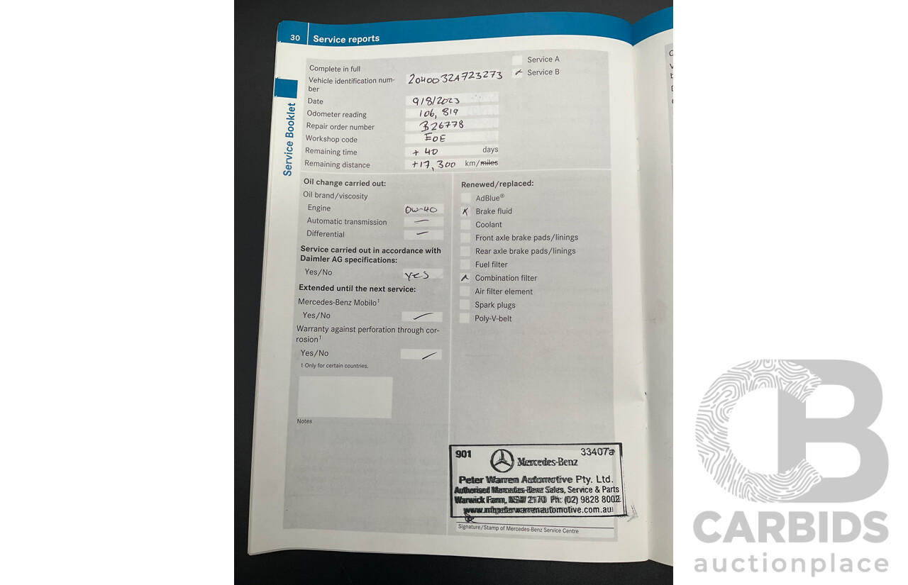 6/2012 Mercedes-Benz C250 Avantgarde BE W204 MY11 4d Sedan Palladium Silver Metallic Turbo 1.8L