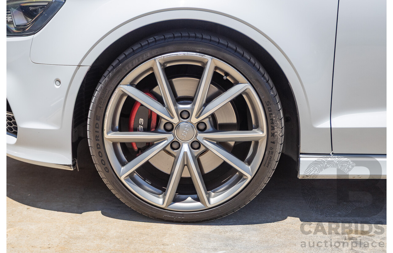 1/2016 Audi S3 2.0 TFSI Quattro (AWD) 8V MY15 4D Sedan Glacier White Turbo 2.0L