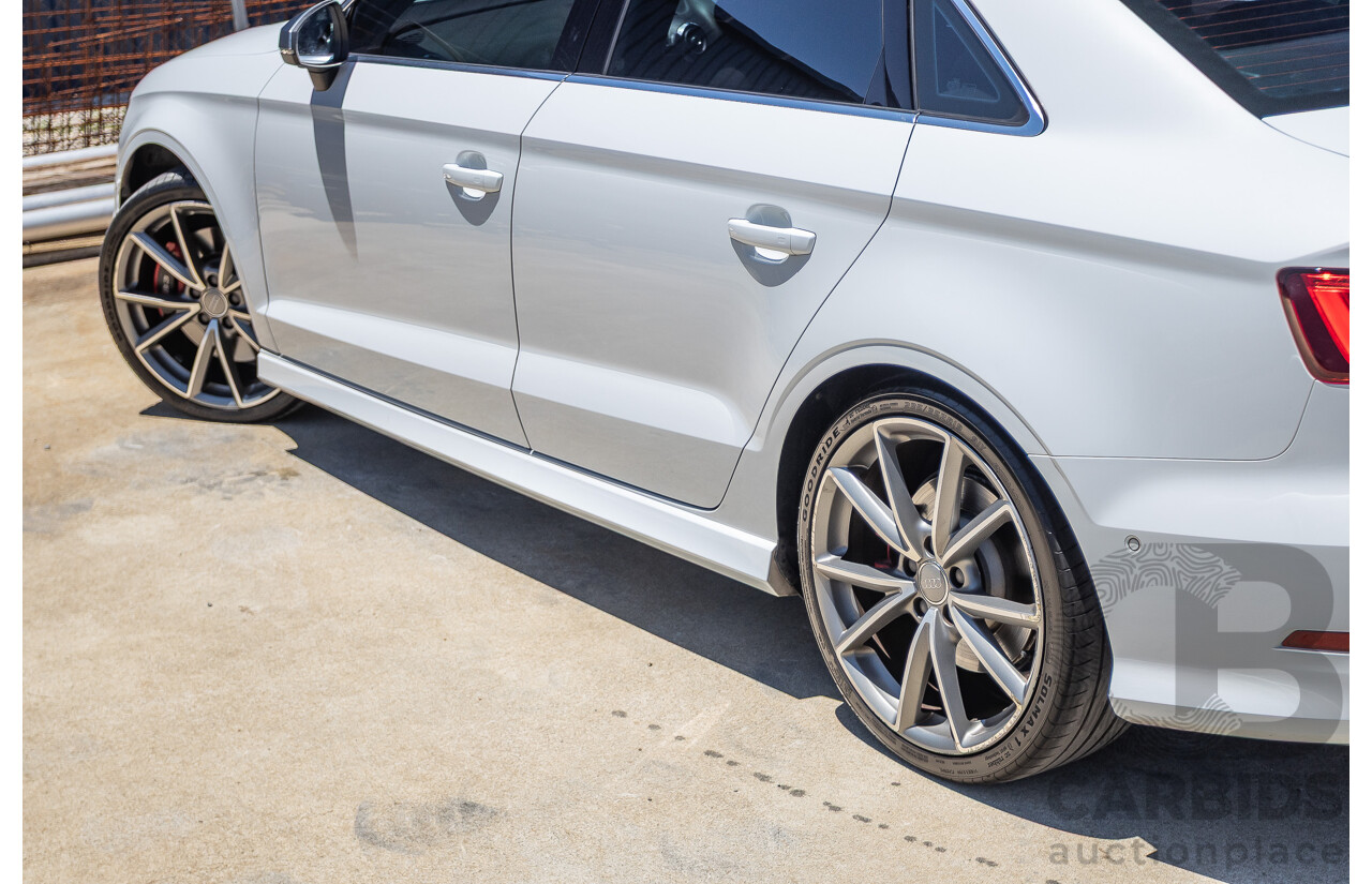 1/2016 Audi S3 2.0 TFSI Quattro (AWD) 8V MY15 4D Sedan Glacier White Turbo 2.0L