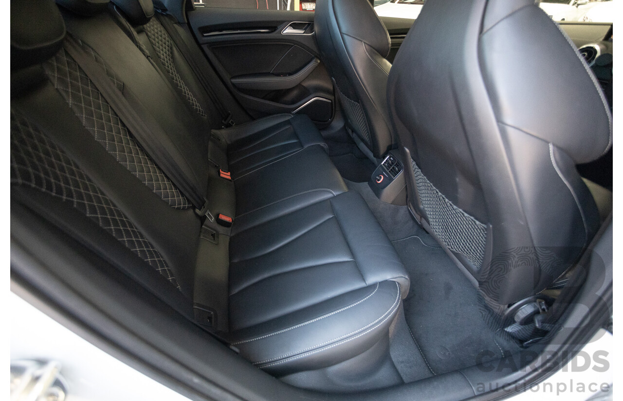 1/2016 Audi S3 2.0 TFSI Quattro (AWD) 8V MY15 4D Sedan Glacier White Turbo 2.0L