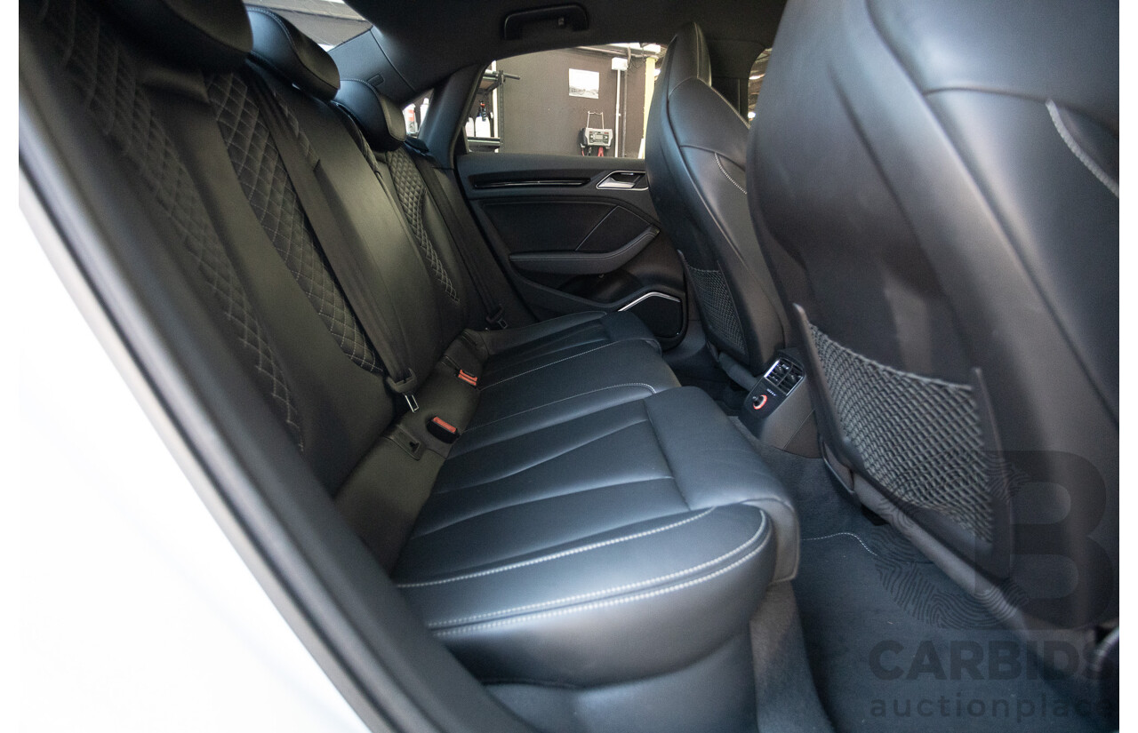 1/2016 Audi S3 2.0 TFSI Quattro (AWD) 8V MY15 4D Sedan Glacier White Turbo 2.0L