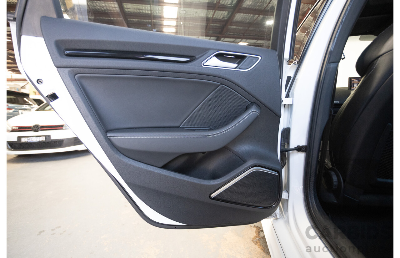 1/2016 Audi S3 2.0 TFSI Quattro (AWD) 8V MY15 4D Sedan Glacier White Turbo 2.0L