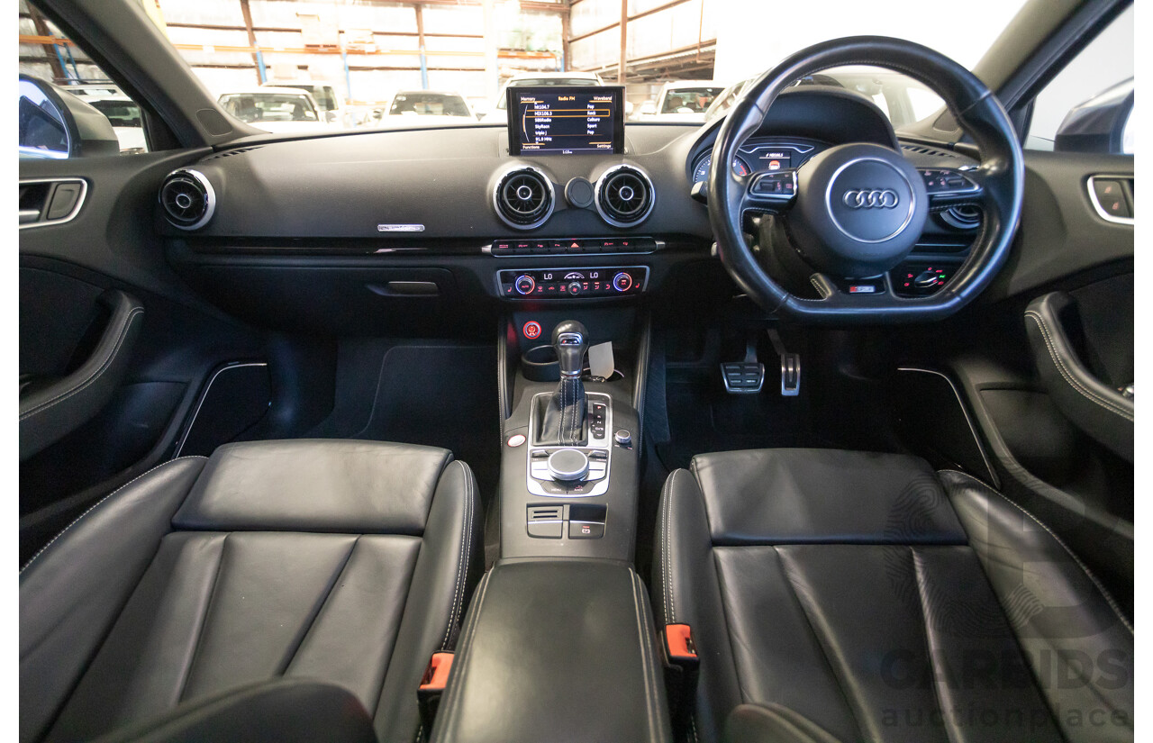 1/2016 Audi S3 2.0 TFSI Quattro (AWD) 8V MY15 4D Sedan Glacier White Turbo 2.0L