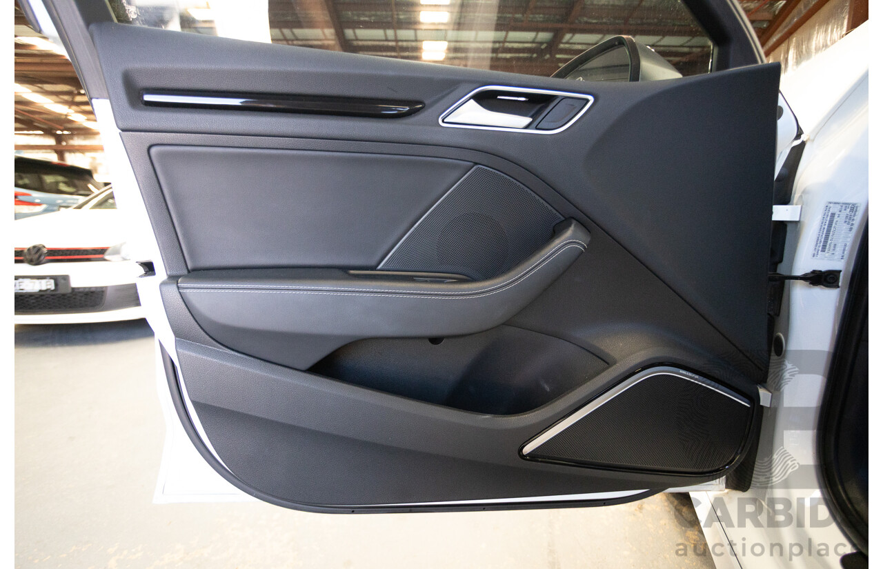 1/2016 Audi S3 2.0 TFSI Quattro (AWD) 8V MY15 4D Sedan Glacier White Turbo 2.0L