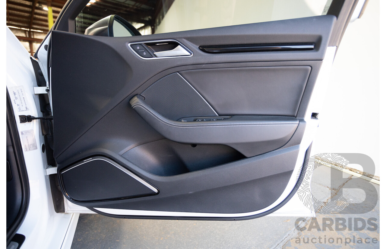 1/2016 Audi S3 2.0 TFSI Quattro (AWD) 8V MY15 4D Sedan Glacier White Turbo 2.0L