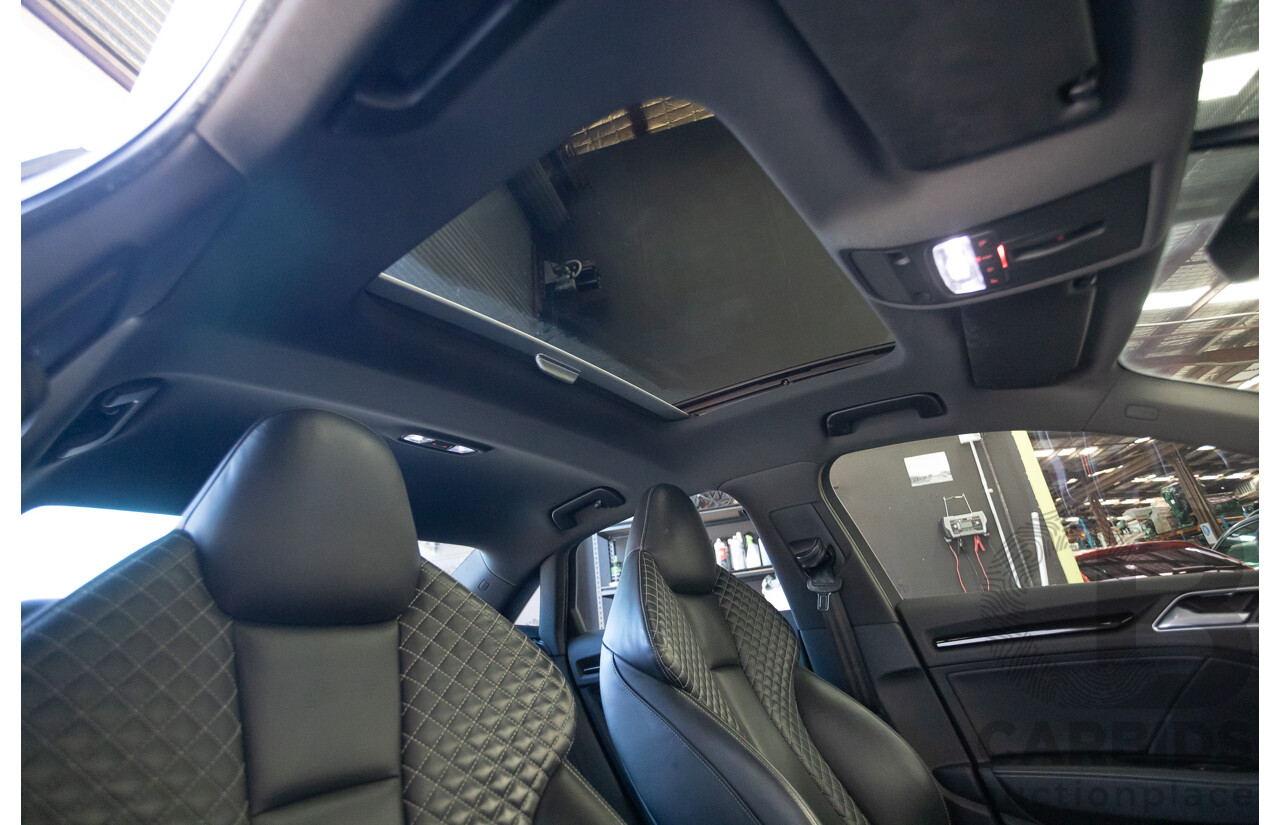 1/2016 Audi S3 2.0 TFSI Quattro (AWD) 8V MY15 4D Sedan Glacier White Turbo 2.0L