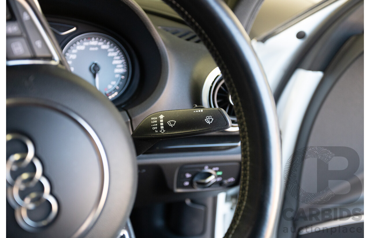 1/2016 Audi S3 2.0 TFSI Quattro (AWD) 8V MY15 4D Sedan Glacier White Turbo 2.0L