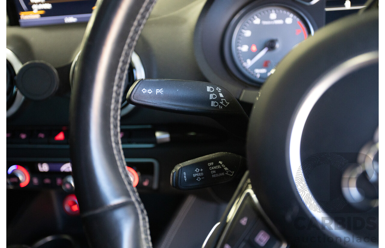 1/2016 Audi S3 2.0 TFSI Quattro (AWD) 8V MY15 4D Sedan Glacier White Turbo 2.0L