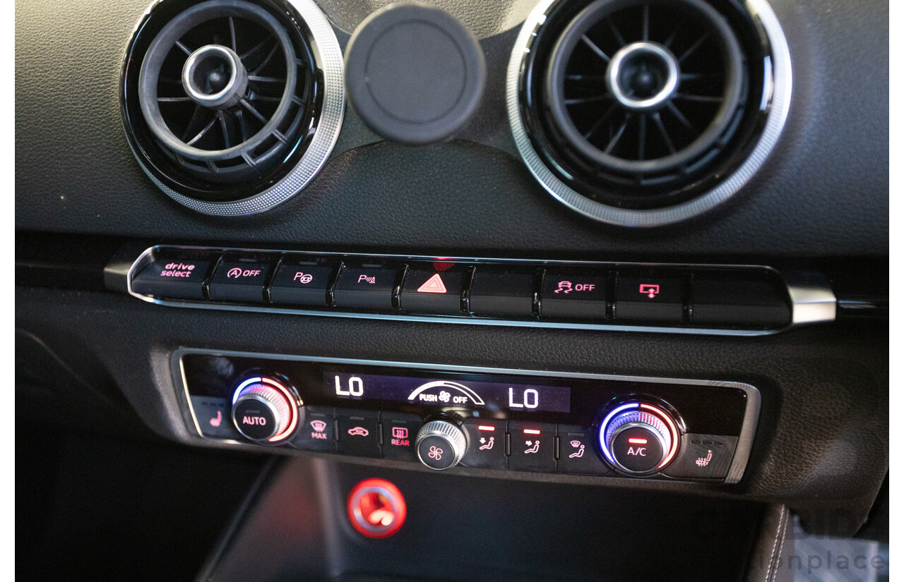 1/2016 Audi S3 2.0 TFSI Quattro (AWD) 8V MY15 4D Sedan Glacier White Turbo 2.0L