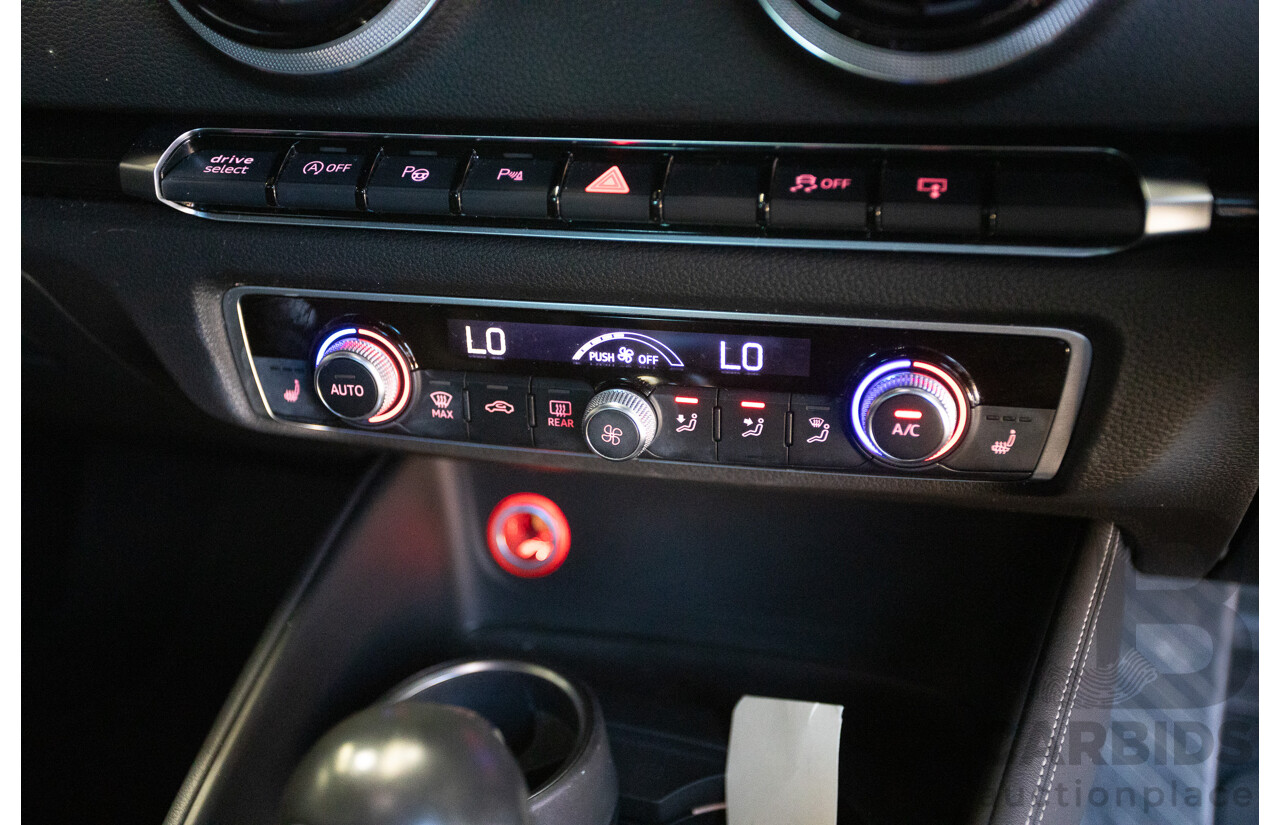 1/2016 Audi S3 2.0 TFSI Quattro (AWD) 8V MY15 4D Sedan Glacier White Turbo 2.0L