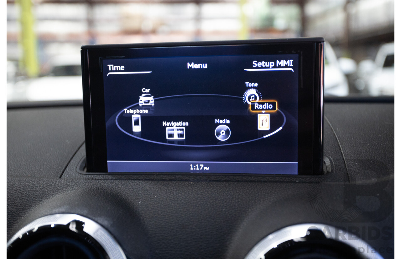 1/2016 Audi S3 2.0 TFSI Quattro (AWD) 8V MY15 4D Sedan Glacier White Turbo 2.0L