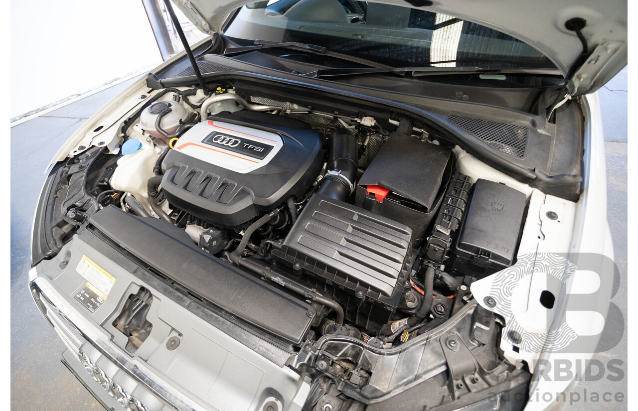 1/2016 Audi S3 2.0 TFSI Quattro (AWD) 8V MY15 4D Sedan Glacier White Turbo 2.0L