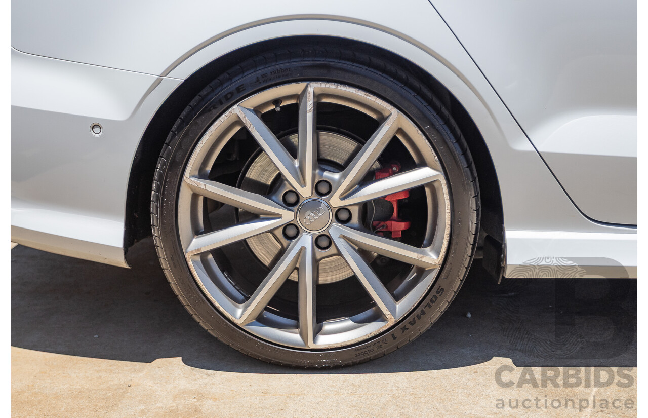 1/2016 Audi S3 2.0 TFSI Quattro (AWD) 8V MY15 4D Sedan Glacier White Turbo 2.0L