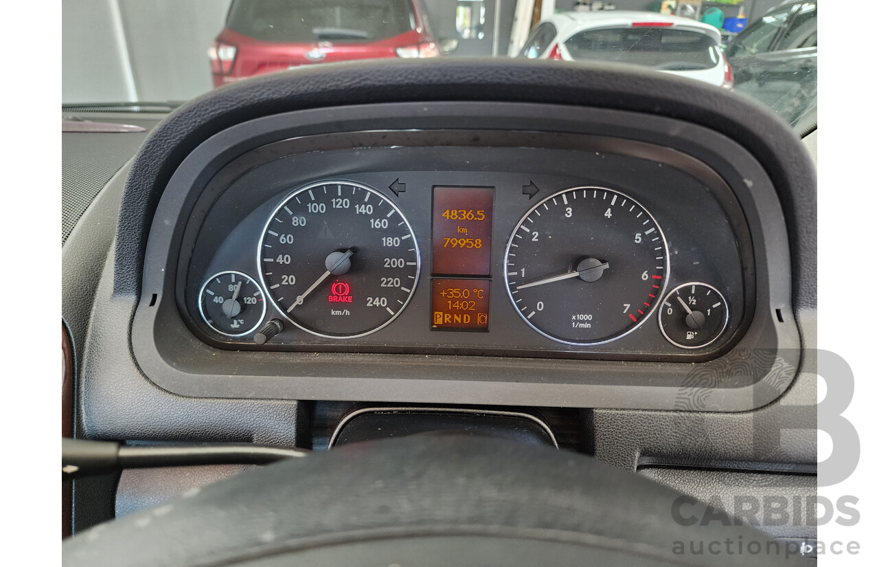 11/2007 Mercedes-Benz A200 Elegance W169 5d Hatchback Silver 2.0L