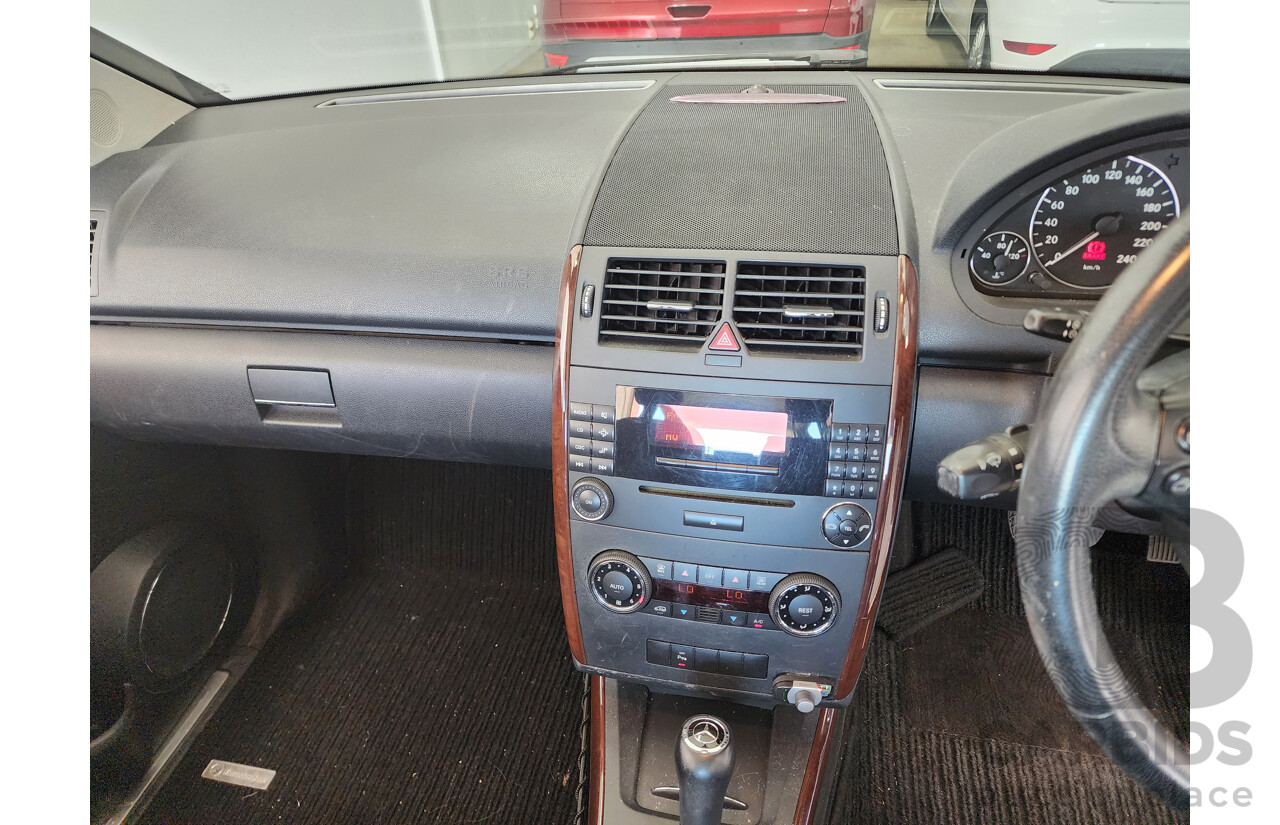 11/2007 Mercedes-Benz A200 Elegance W169 5d Hatchback Silver 2.0L