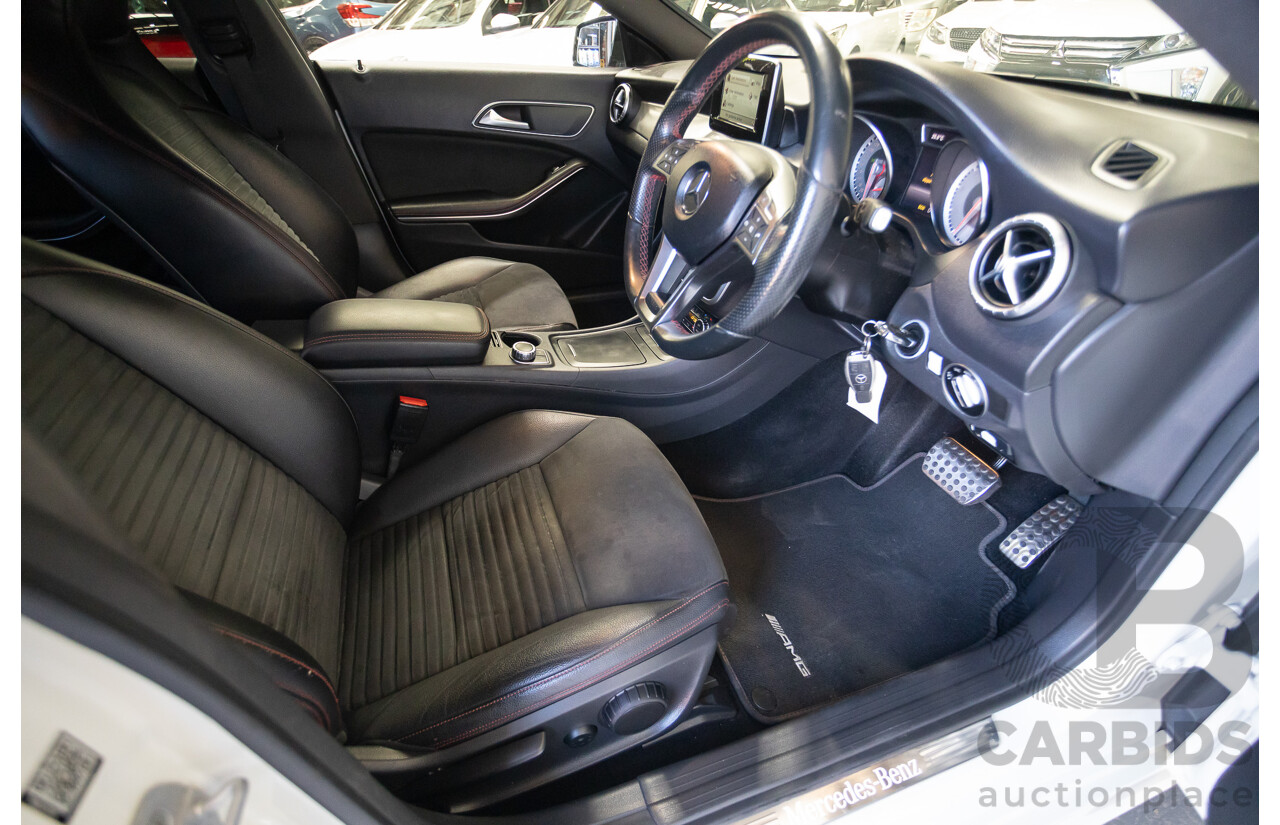 10/2014 Mercedes-Benz CLA200 117 4D Coupe Calcite White Turbo 1.6L