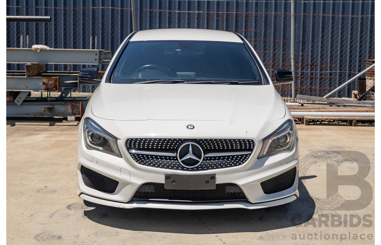 10/2014 Mercedes-Benz CLA200 117 4D Coupe Calcite White Turbo 1.6L