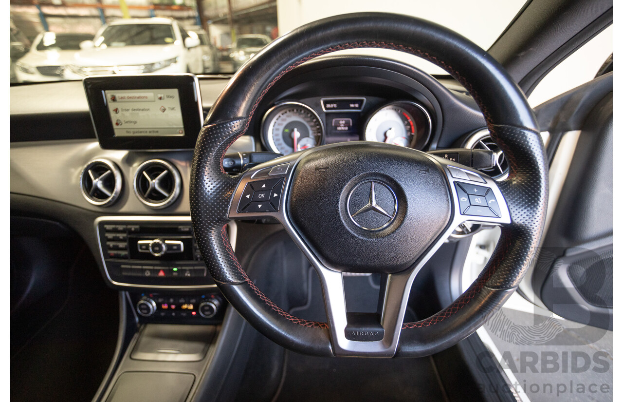 10/2014 Mercedes-Benz CLA200 117 4D Coupe Calcite White Turbo 1.6L