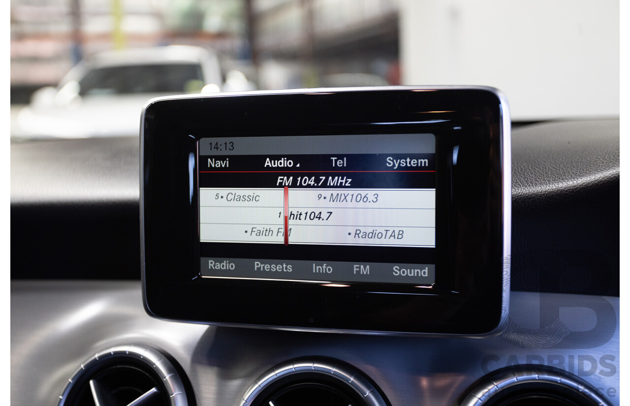 10/2014 Mercedes-Benz CLA200 117 4D Coupe Calcite White Turbo 1.6L