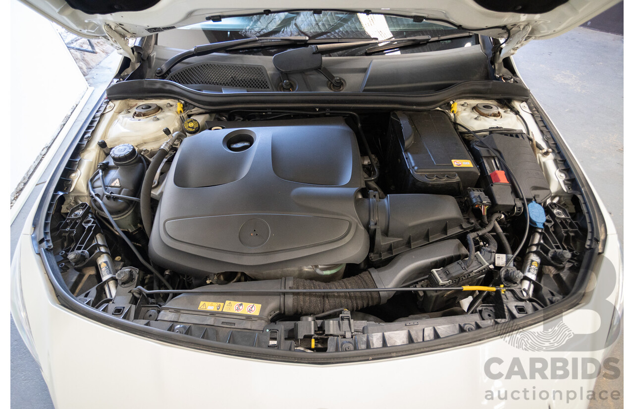 10/2014 Mercedes-Benz CLA200 117 4D Coupe Calcite White Turbo 1.6L