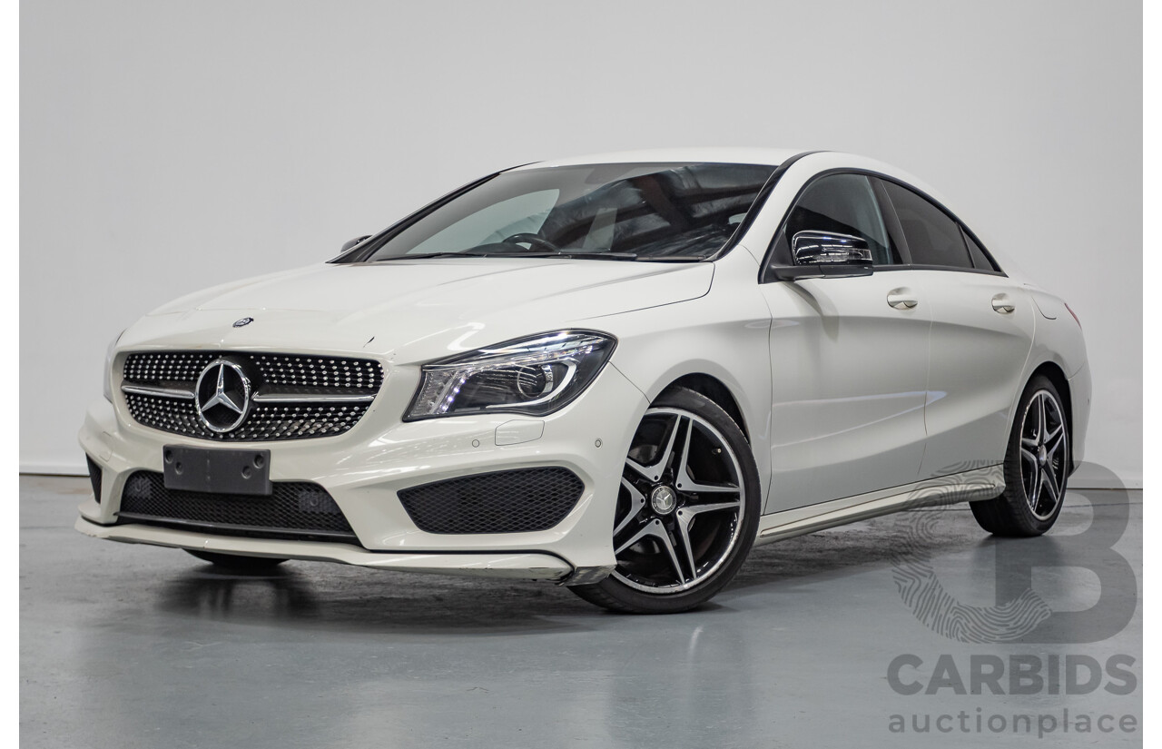 10/2014 Mercedes-Benz CLA200 117 4D Coupe Calcite White Turbo 1.6L