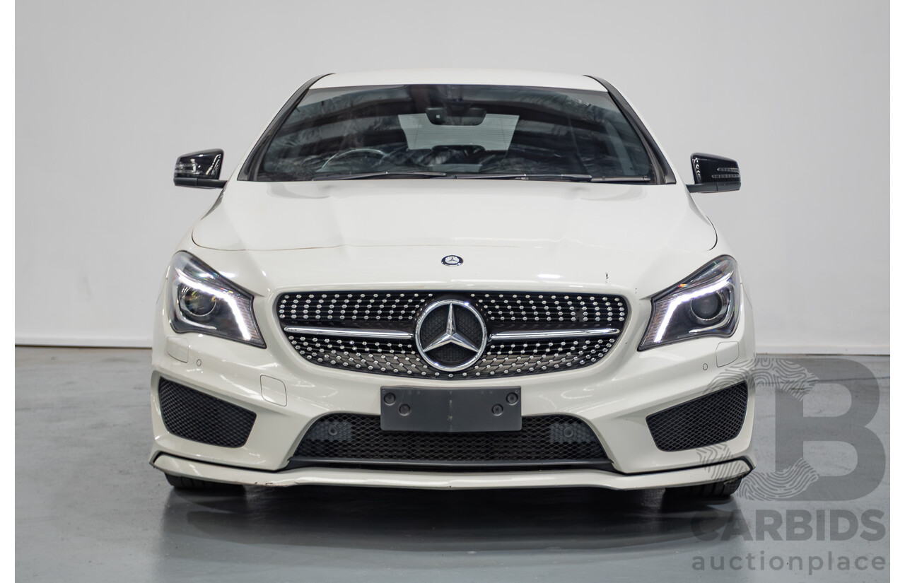 10/2014 Mercedes-Benz CLA200 117 4D Coupe Calcite White Turbo 1.6L