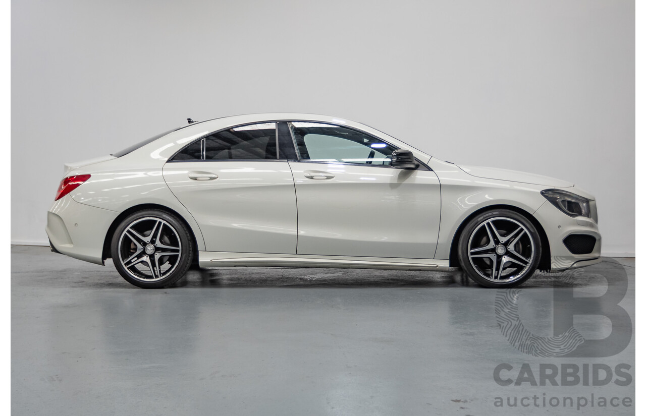 10/2014 Mercedes-Benz CLA200 117 4D Coupe Calcite White Turbo 1.6L