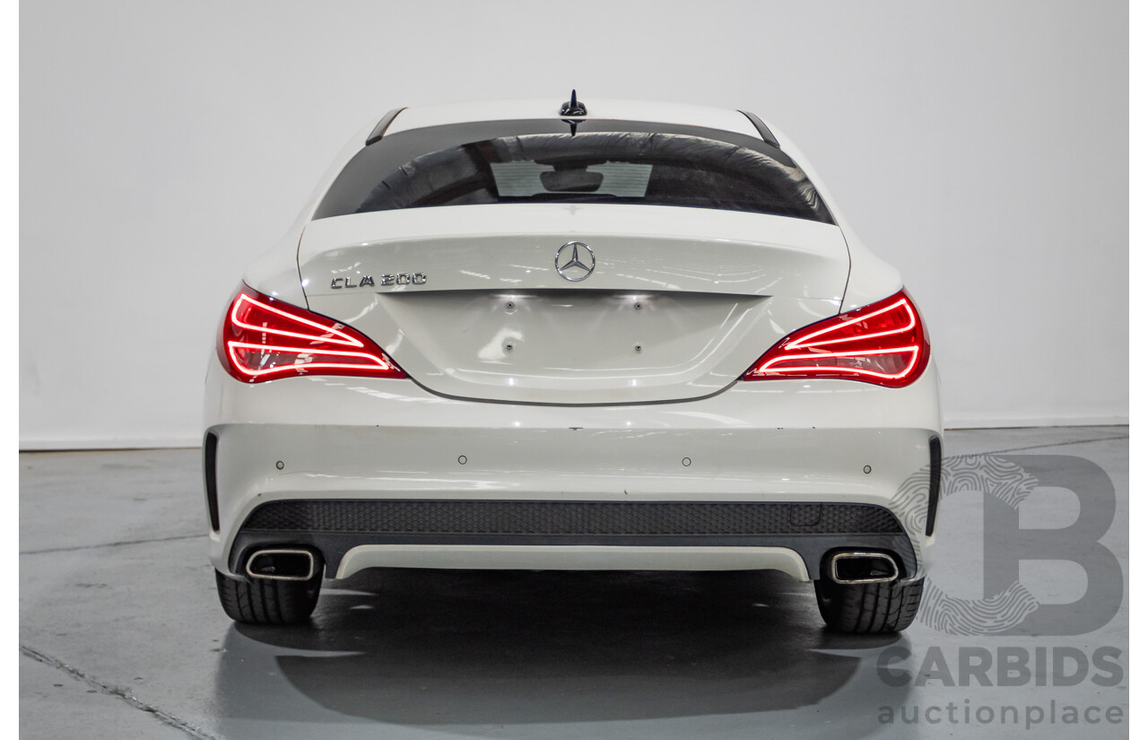 10/2014 Mercedes-Benz CLA200 117 4D Coupe Calcite White Turbo 1.6L