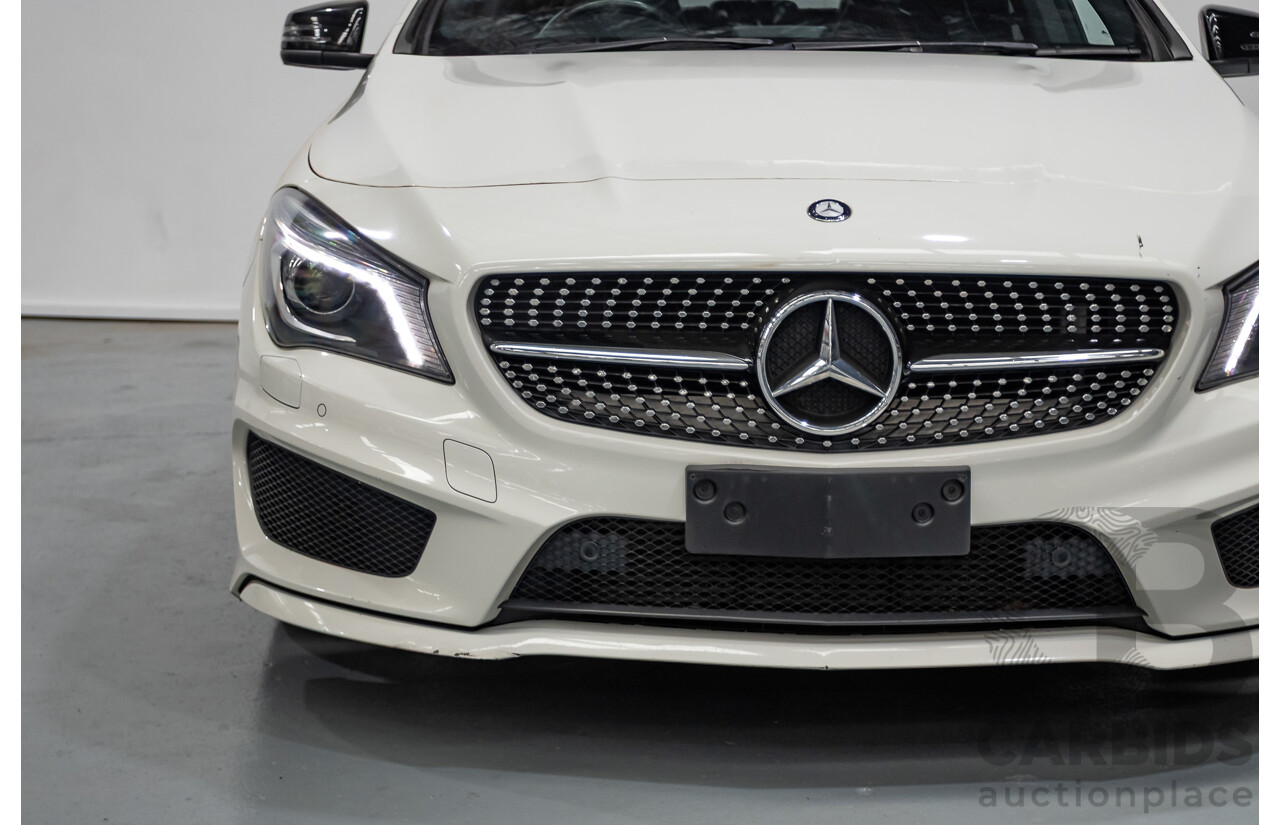 10/2014 Mercedes-Benz CLA200 117 4D Coupe Calcite White Turbo 1.6L