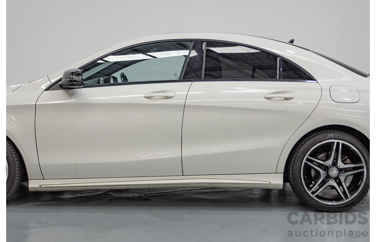 10/2014 Mercedes-Benz CLA200 117 4D Coupe Calcite White Turbo 1.6L