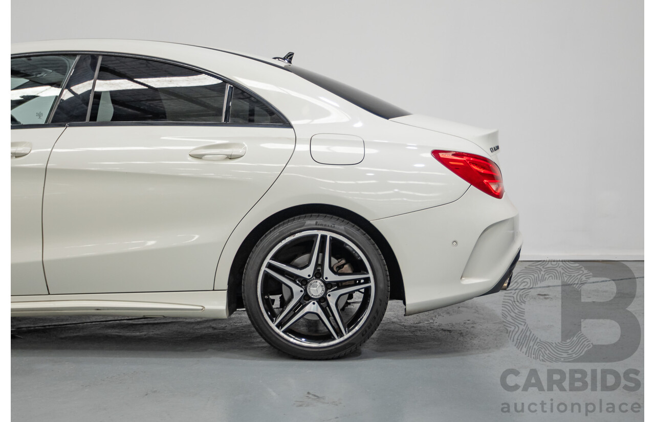 10/2014 Mercedes-Benz CLA200 117 4D Coupe Calcite White Turbo 1.6L