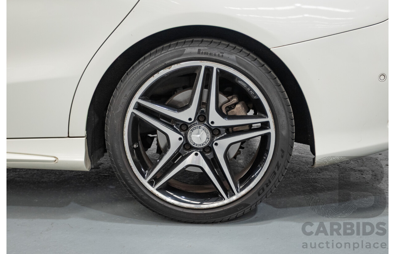 10/2014 Mercedes-Benz CLA200 117 4D Coupe Calcite White Turbo 1.6L