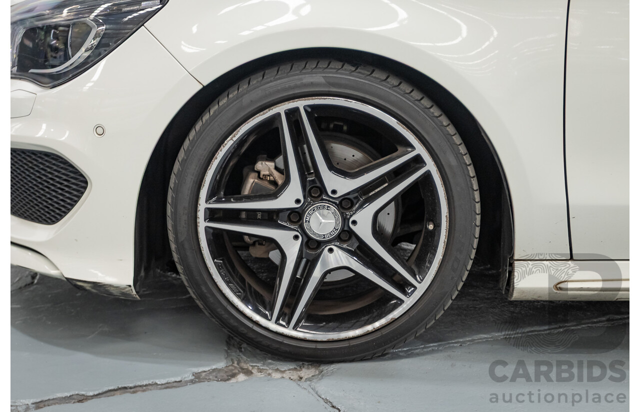 10/2014 Mercedes-Benz CLA200 117 4D Coupe Calcite White Turbo 1.6L
