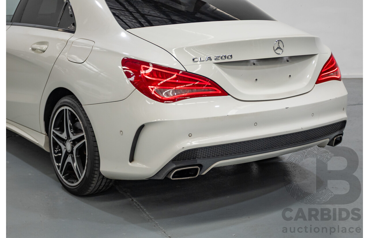 10/2014 Mercedes-Benz CLA200 117 4D Coupe Calcite White Turbo 1.6L