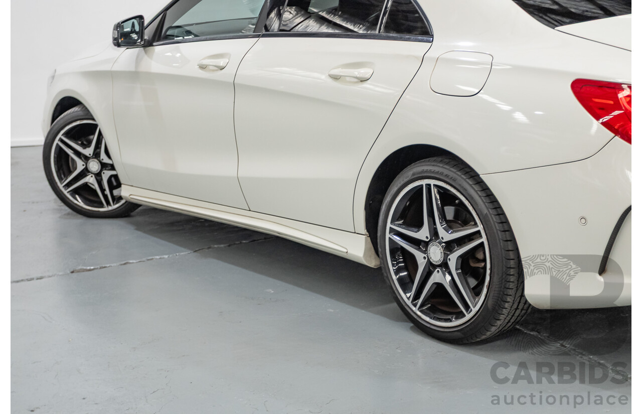 10/2014 Mercedes-Benz CLA200 117 4D Coupe Calcite White Turbo 1.6L