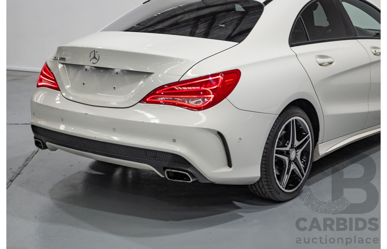 10/2014 Mercedes-Benz CLA200 117 4D Coupe Calcite White Turbo 1.6L
