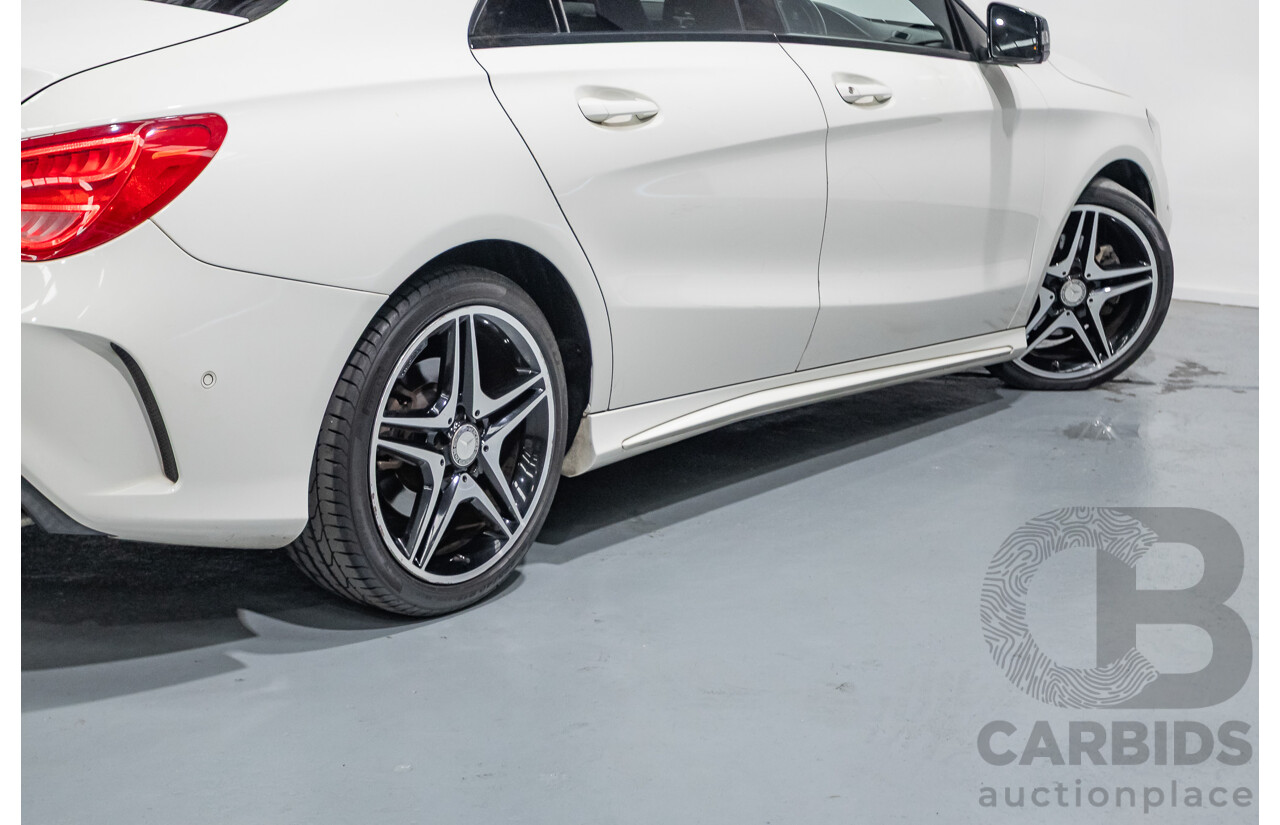 10/2014 Mercedes-Benz CLA200 117 4D Coupe Calcite White Turbo 1.6L