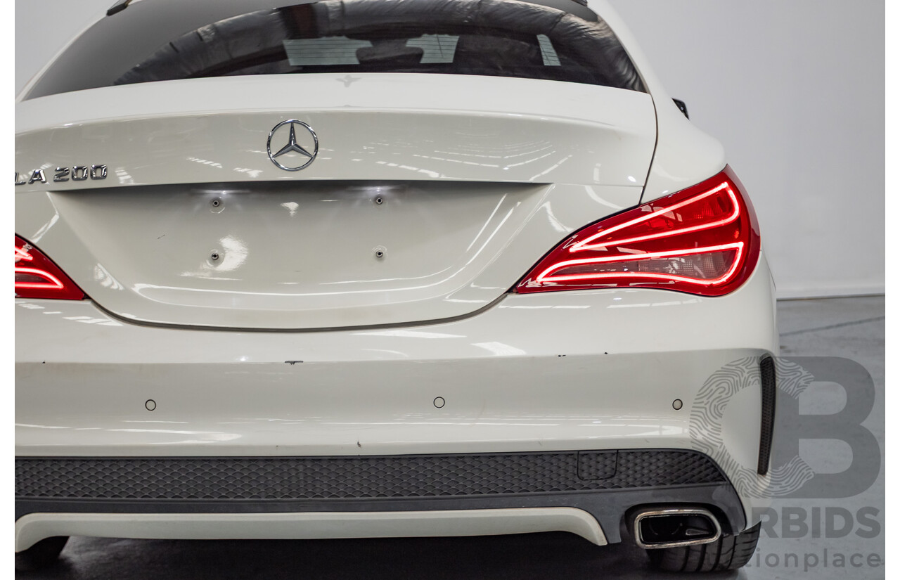 10/2014 Mercedes-Benz CLA200 117 4D Coupe Calcite White Turbo 1.6L