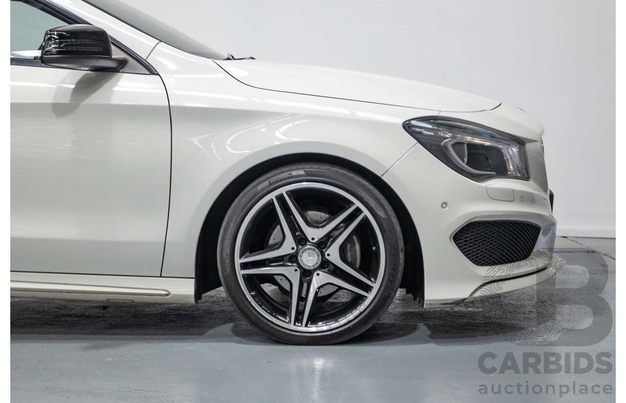 10/2014 Mercedes-Benz CLA200 117 4D Coupe Calcite White Turbo 1.6L