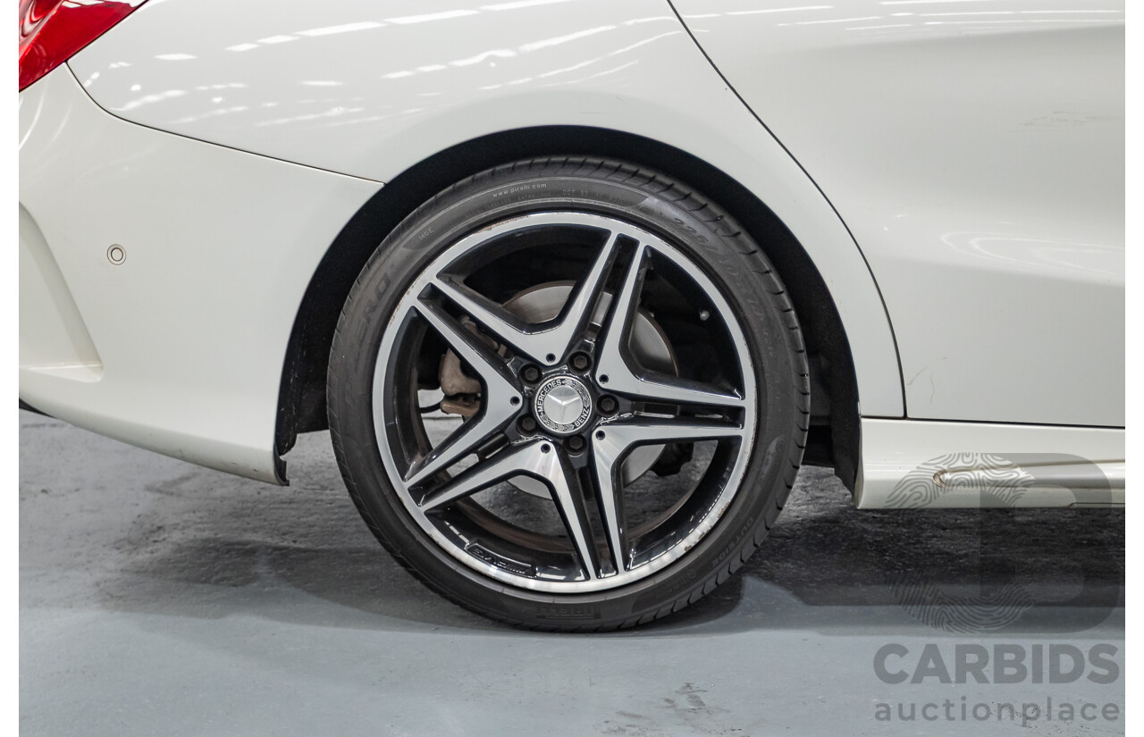 10/2014 Mercedes-Benz CLA200 117 4D Coupe Calcite White Turbo 1.6L