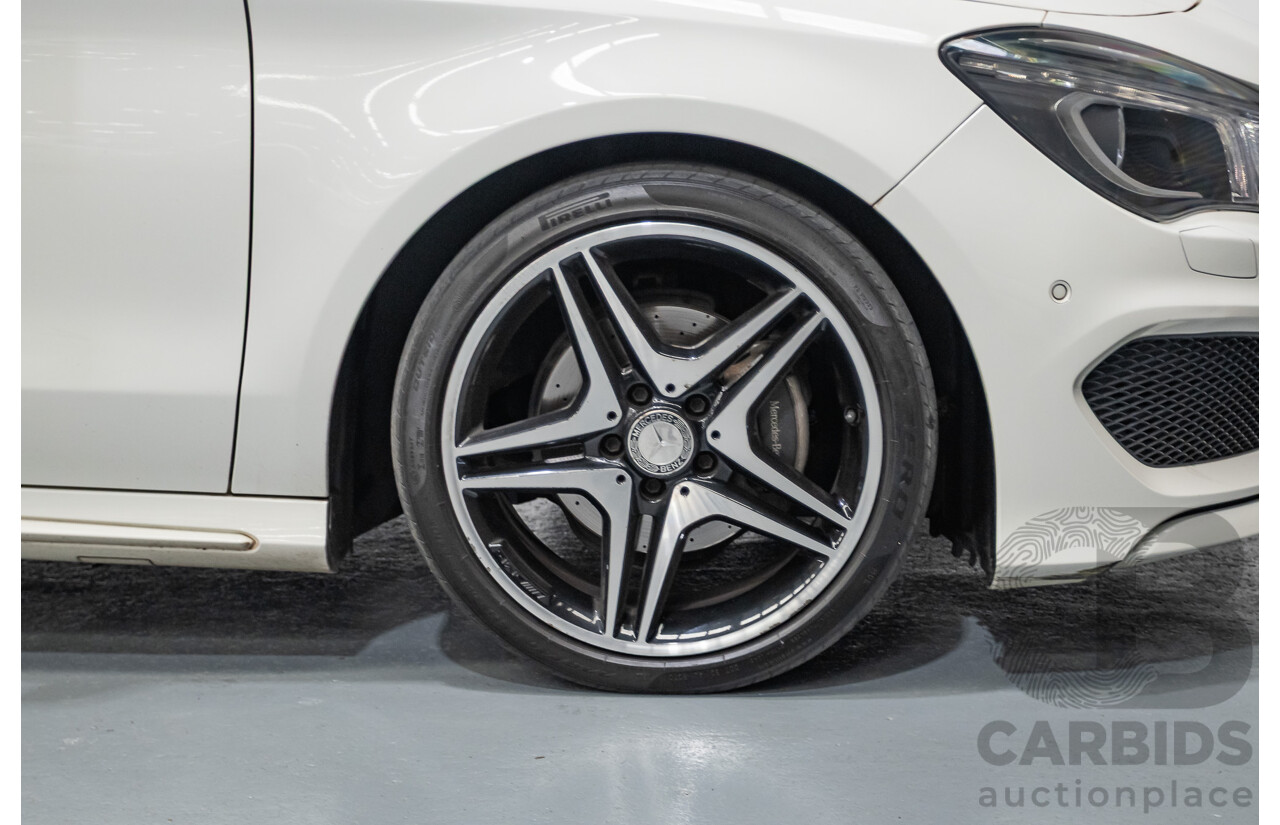 10/2014 Mercedes-Benz CLA200 117 4D Coupe Calcite White Turbo 1.6L