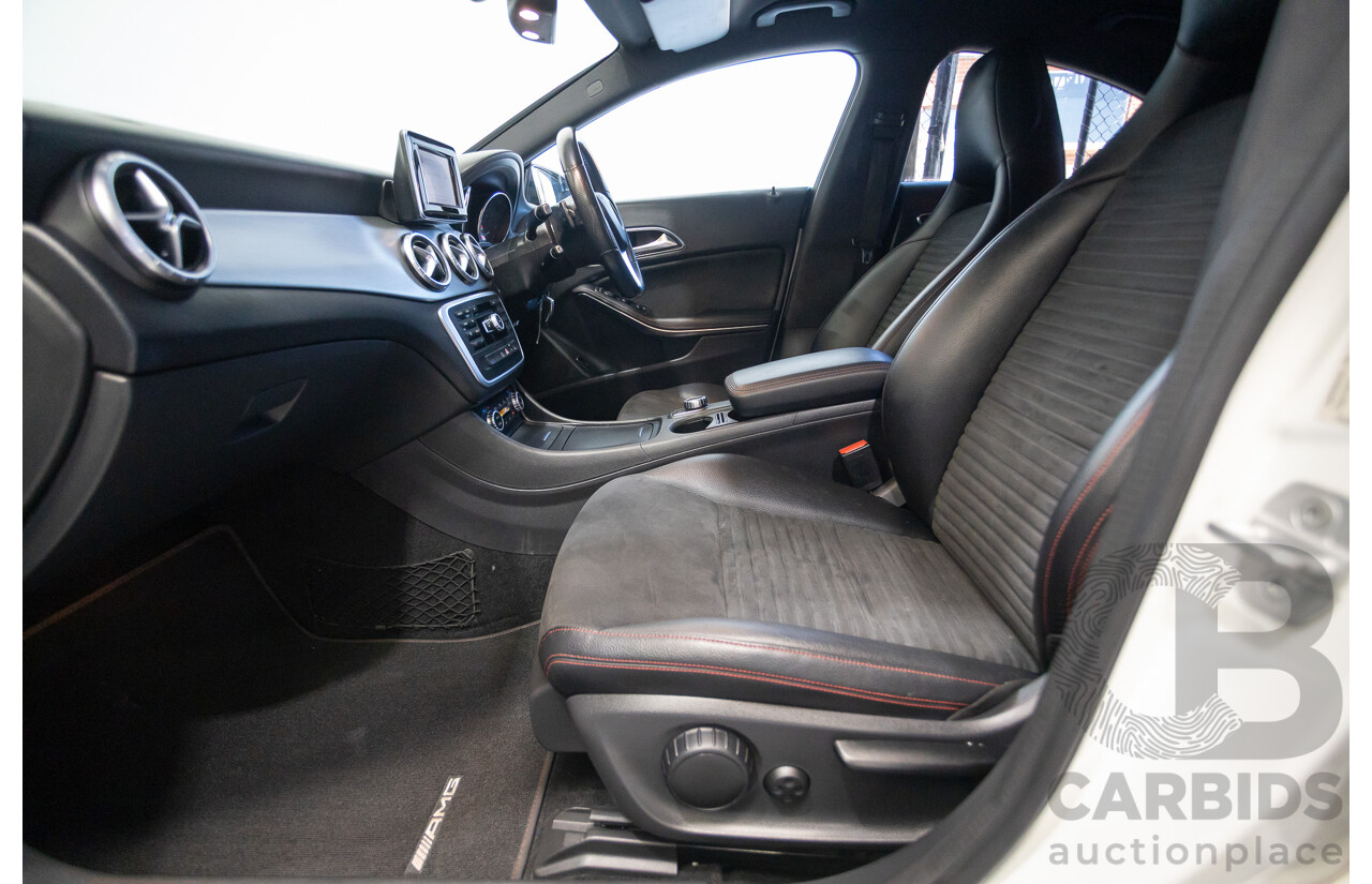 10/2014 Mercedes-Benz CLA200 117 4D Coupe Calcite White Turbo 1.6L