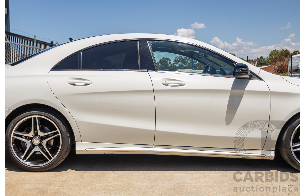 10/2014 Mercedes-Benz CLA200 117 4D Coupe Calcite White Turbo 1.6L