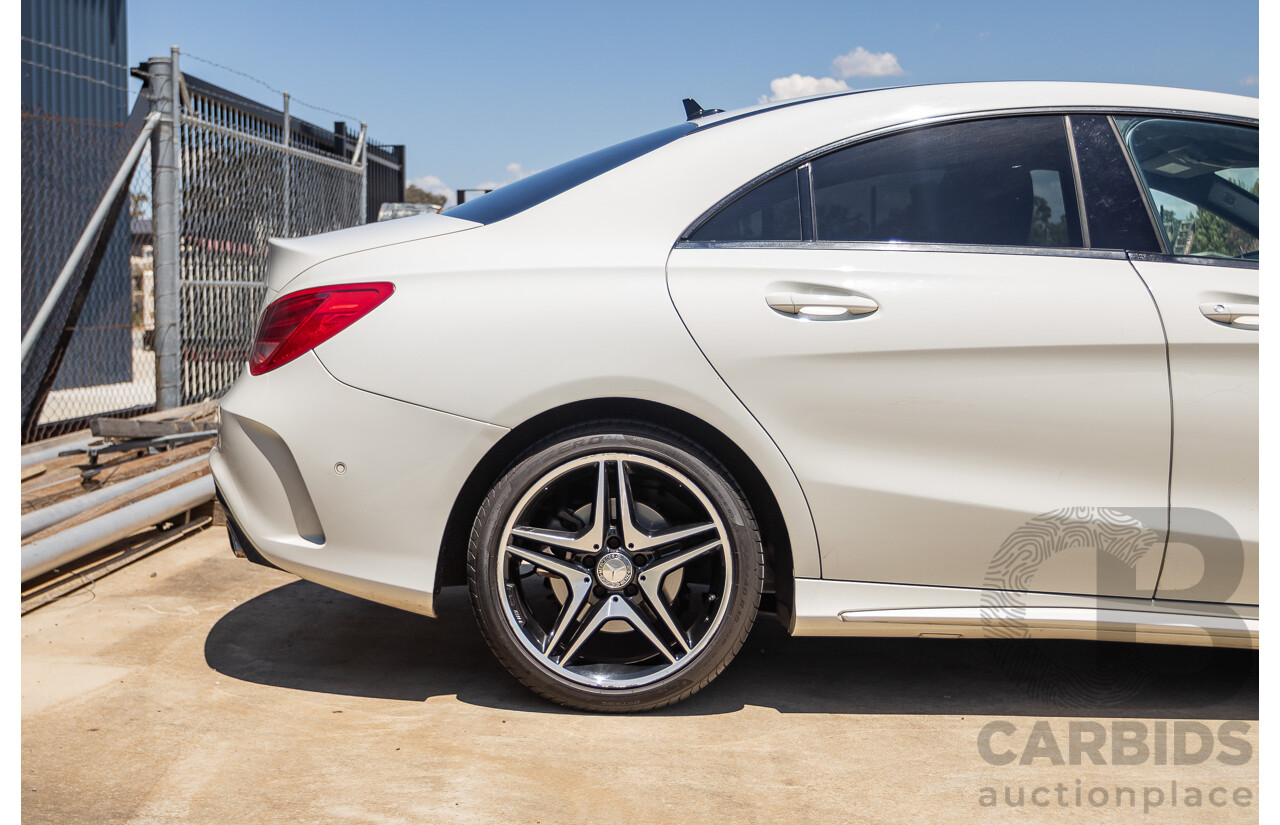 10/2014 Mercedes-Benz CLA200 117 4D Coupe Calcite White Turbo 1.6L