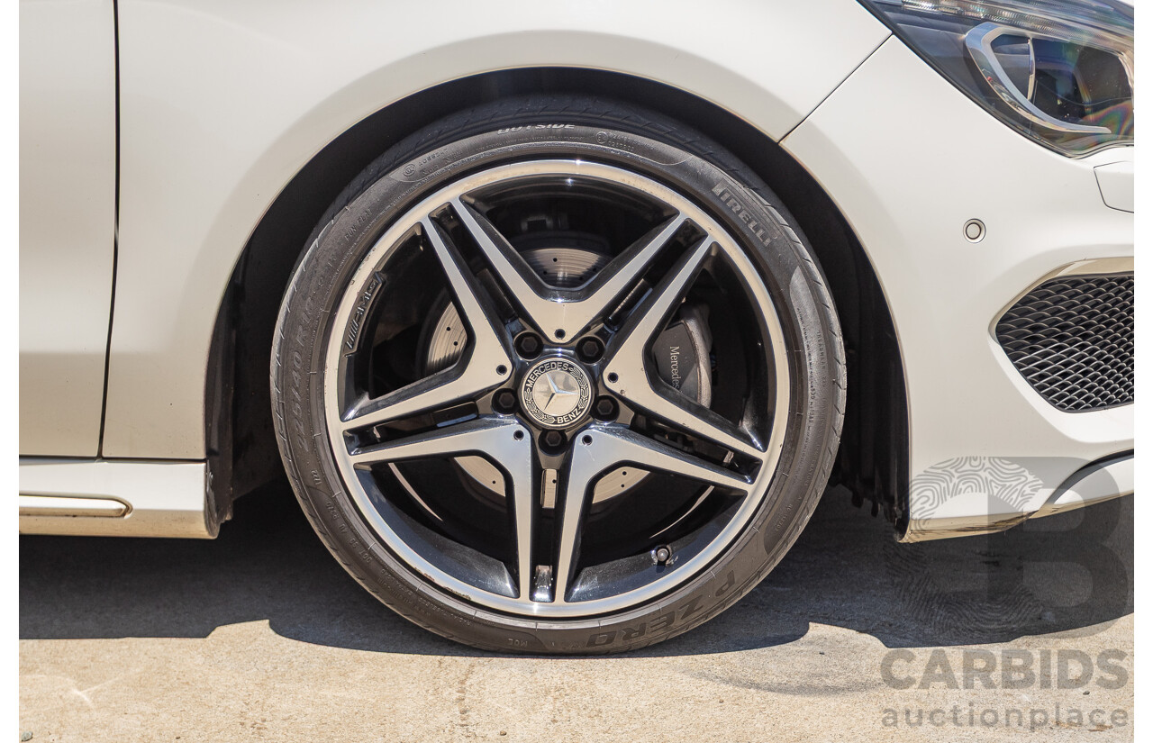 10/2014 Mercedes-Benz CLA200 117 4D Coupe Calcite White Turbo 1.6L