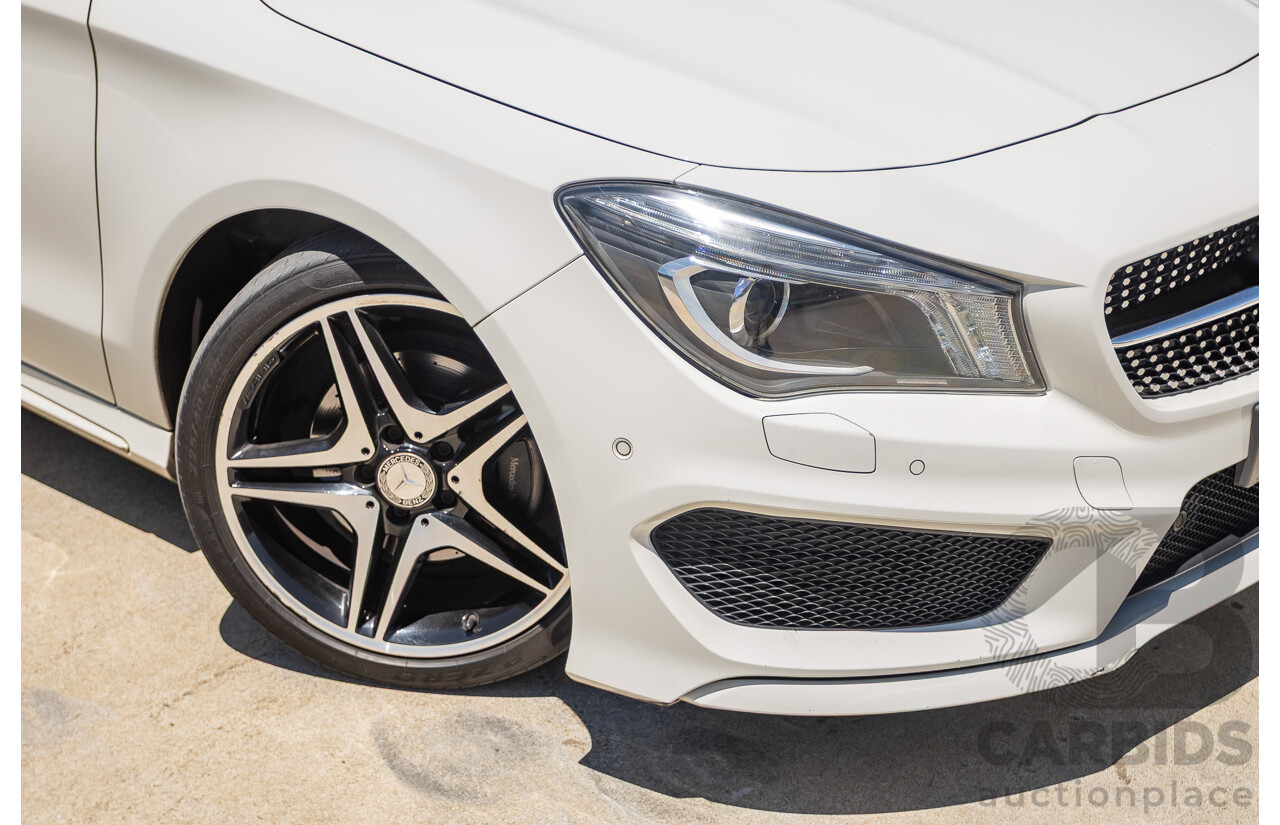 10/2014 Mercedes-Benz CLA200 117 4D Coupe Calcite White Turbo 1.6L