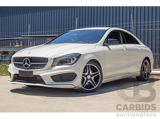 10/2014 Mercedes-Benz CLA200 117 4D Coupe Calcite White Turbo 1.6L